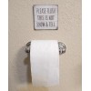 Unbranded Please Flush Not Show And Tell Funny Bathroom Sign