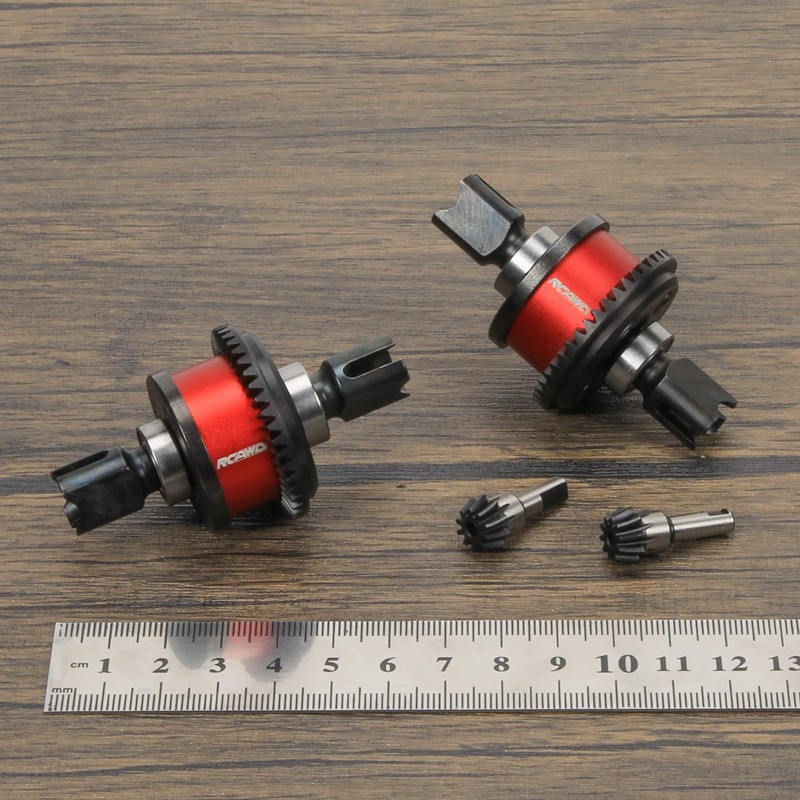 RCAWD Front and Rear Diff Combo Complete w/Spur Gear 43T