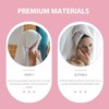 Toalla para Secar el Cabello de Microfibra Rosa Diseño de