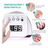 Ktmouw Lampara Para Uñas Lámpara Uv Led 150w Profesional+kit Básico