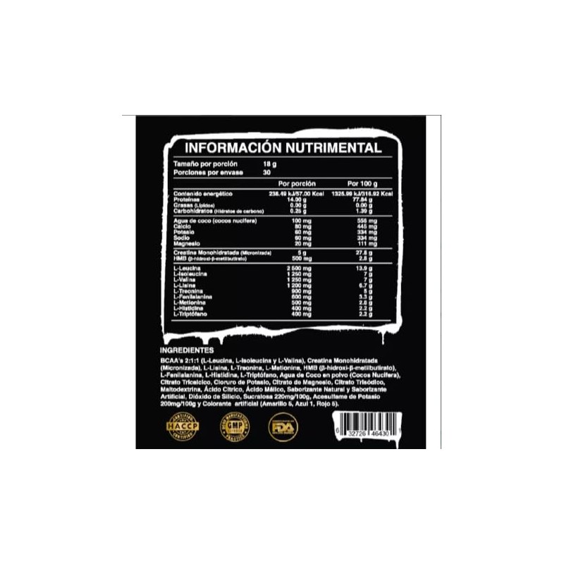 Ultra Pure supps Creaator Bcaa's Creatina, hms 30 Servs JELLY