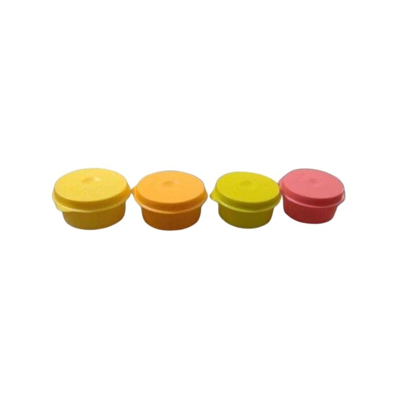 Tupperware 1oz Smidgets Pill Dressing Mini Container Set of 4
