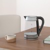 Elite Gourmet EKT-602 Electric BPA-Free Glass Kettle, Cordless 360° Base,