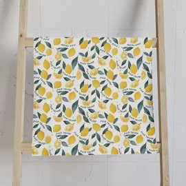 Subtle Lemon Hand Towel, Funny Political Home Decor, Lemon Kitchen or Bath Towel, Sarcastic Tea Towel, Liberal Gag Gift