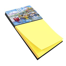 Caroline's Treasures Paradise Yacht Club Sailboats Sticky Note Holder, 3.25 by 5.5", Multicolor