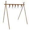 Camping Hanging Rack Portable Foldable Tripod Shelf for Light Tools