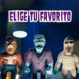 Bizak MonsterFlex Maxi Mummy Figure, 21 cm, Monster, Super Extendable and Elastic, 3 to Collect, for Adult Fans Collectors and Children from 4 Years (64390002-1)