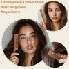 Rat Tail Wooden Comb for Daily Grooming and Styling, Unisex