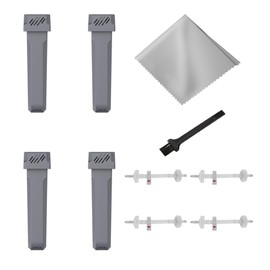 CPAP Filter Cleaning Brush and Cloth with 4Pack Replacement Cartridge Kit, Compatible with SOClean 2 Cleaner Machines