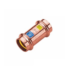Sanpro CUPRESSK Press Fitting Copper Coupling - Sleeve, Size V 35 (Press Fitting Copper Gas Water Drinking Water Heating Plumbing Fittings Fitting Copper Line)