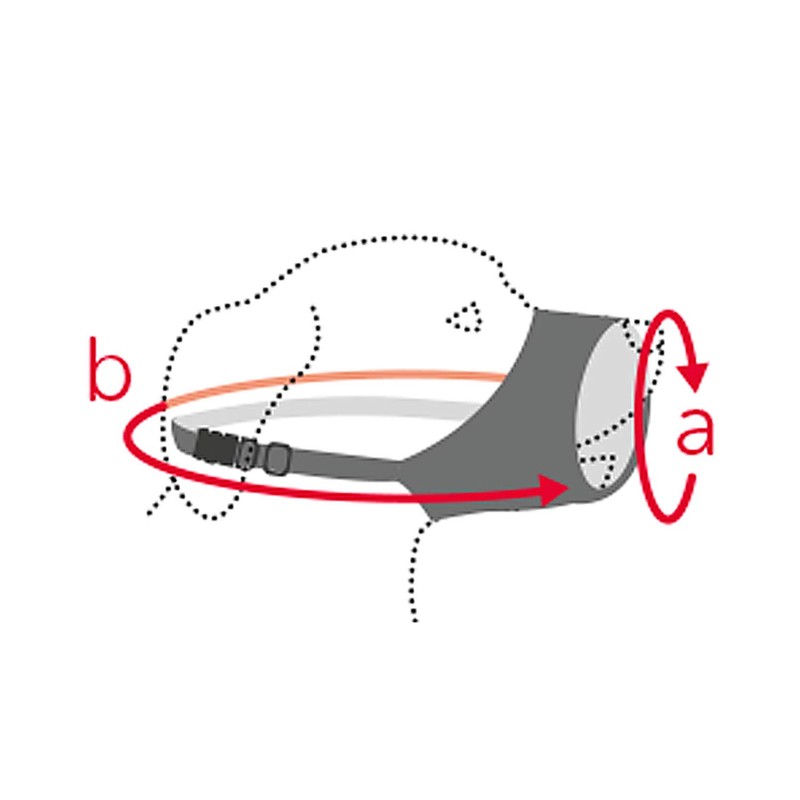 Flamingo Nylon Muzzle for Dogs 39-51cm Size XS (15cm)