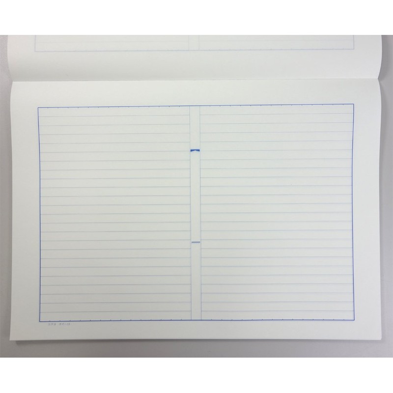 コクヨ(KOKUYO) 罫紙 B4 横書き 藍刷り 24行 50枚 ケイ-15