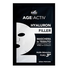 Matt - Age Activ Einweg-Gesichtsmaske aus Stoff - praktisch und ohne Ausspülen - reine Hyaluronsäure 3P - 1 Maske