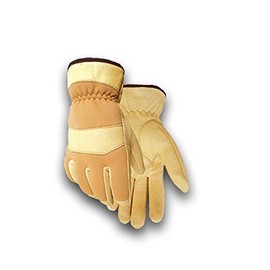 Golden Stag Insulated Leather Work Gloves-168 Warm Gloves for Men/Women/Kids Winter Cold Weather Snow Removal Construction Women's Medium, 168W