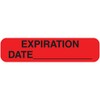 Pharmex 1-Y "Expiration Date" Permanent Paper Label, 1 9/16" x