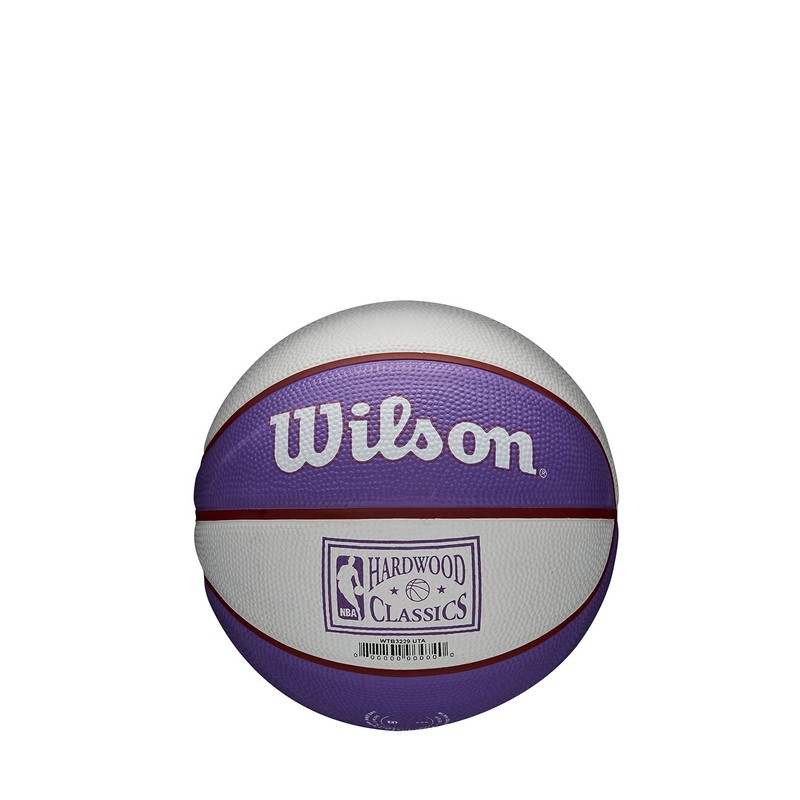 Wilson Team Retro Utah Jazz Outdoor Rubber Mini Basketball Size: