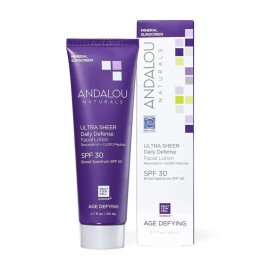 Andalou Naturals Age Defying Untra Sheer Face Lotion Spf 30 Unscented, 2.7 Oz