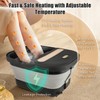 FOFOJÔY Collapsible Foot Spa Bath with Massager and Heat and