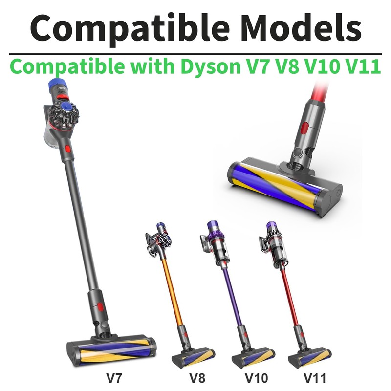 Unikstone LED Soft Roller Clean Head Compatible with Dyson V7