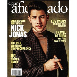 Cigar Aficionado Magazine (October, 2019) NICK JONAS Cover, TRAVEL TO CUBA, THE WORLD OF CRYTOCURRENCY