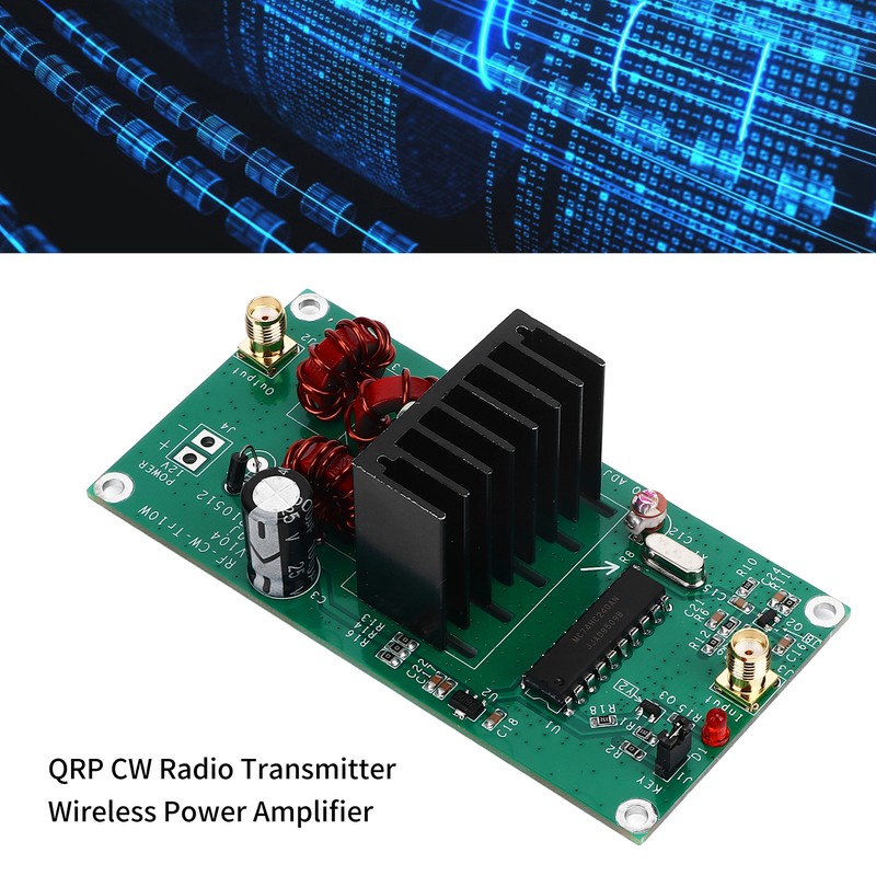 10W 13.56MHz QRP CW Radio Transmitter Module Wireless Power Amplifier