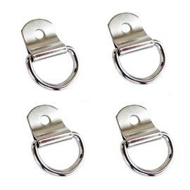 4 Pack Heavy Duty Saddle Repair 3/4" Clip & Dee 5/8" D-Ring