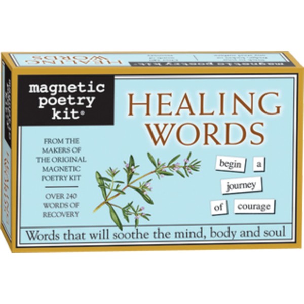 Magnetic Poetry - Healing Words Kit - Words for Refrigerator - Write Poems and Letters on the Fridge - Made in the USA