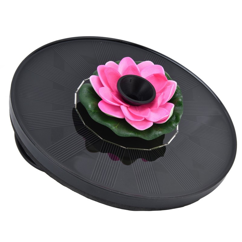 Lotus Solar Fountain Water Pump Floating Mini Solar Powered Water