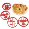 Emoji Pancake Molds and Egg Rings (4 Pack) for Kids