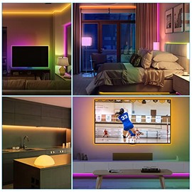 Sonnewelt Sonnewelt LED Strip 2M,RGB SMD 5050 LED Streifen Selbstklebend,Farbwechsel Led Band mit Fernbedienung rgb LED lichterketteLeiste fr die Beleuchtung von Haus,Party,Kche,TV Hintergrundbeleuchtung
