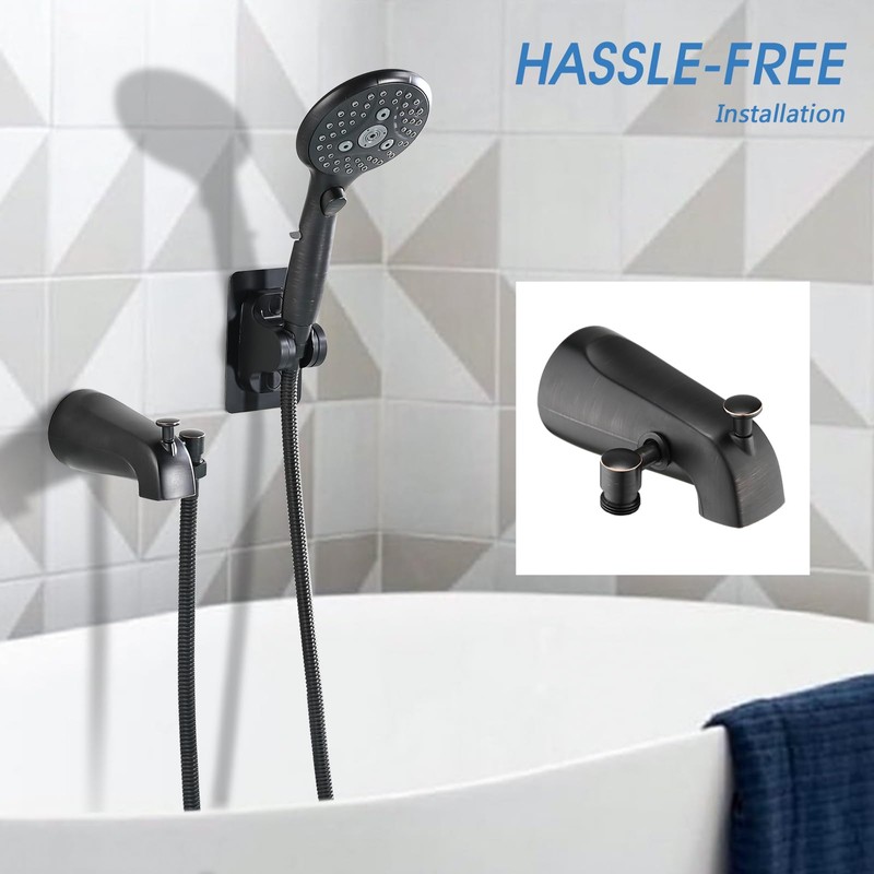 PROOX All Metal Tub Spout with Diverter Oil Rubbed Bronze,