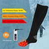 Washable Electric DoubleSided Heated Socks USB Charging with Temperature Control