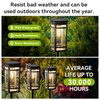 EXCMARK Solar Lights Outdoor Waterproof for Garden Pathway Walkway Driveway