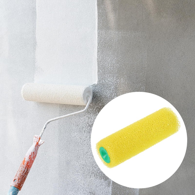 sourcing map 8.07 Inch Mini Resilient Sponge Paint Roller Cover