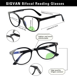 3 Pack Reading Glasses Spring Hinge Stylish Readers Black/Tortoise for Men and Women (4 multicolour, 3.50, x)