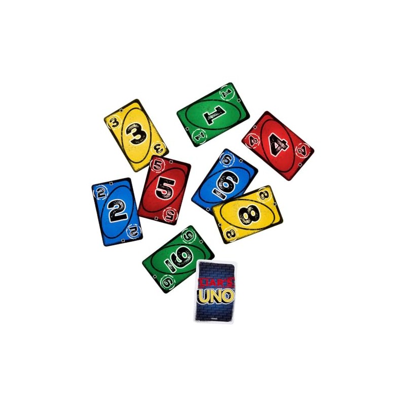 Mattel Games UNO Juego de Cartas Liars 7