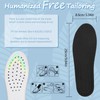 WLLHYF Memory Foam Shoe Insoles Cropable Cushioning Sports Insoles Arch