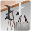 Bayyeskey Desktop Hook Under-Table Handbag Hanger Wallet Hook Simple for