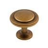 Alzassbg 25 Pack Oil Rubbed Bronze Cabinet Knobs, 1-1/4 Inch