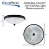 RecPro Trailer 12V LED Ceiling Light | On/Off Operation |
