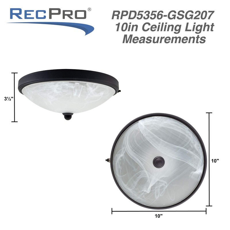 RecPro Trailer 12V LED Ceiling Light | On/Off Operation |