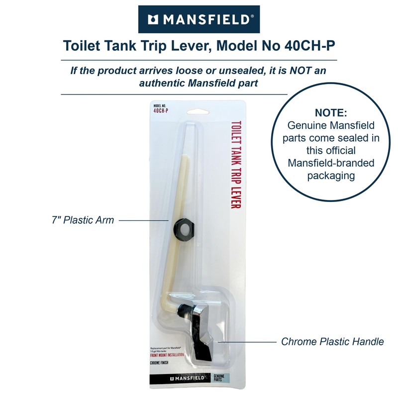 Model 40 Flush Lever - 1 Each by Mansfield Plumbing