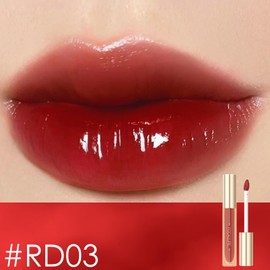 FOCALLURE Glasting Water lip Tint,Non-Sticky Long Lasting Liquid Lipstick,High Shine,Vivid 16 Colors,Glossy Finish Lipgloss for Daily Use