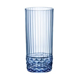 Bormioli Rocco America '20s 16.25 oz. Cooler Glasses, Sapphire Blue, Set of 6