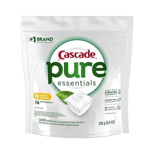 Cascade Lemon Pure Essentials Action Pacs (Pack of 2)