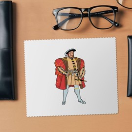 Azeeda 2 x 'König Heinrich VIII.' Mikrofaser-Objektiv- / Brillenreinigungstücher (LC00030562)