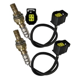 1 Pair Upstream and Downstream Oxygen Sensors Replacement for Jeep 2010 2009 2008 2007 Wrangler 3.8L Upper and Lower O2 Sensors 234-4881 234-4587
