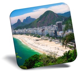 Destination Vinyl ltd Fridge Magnet - Copacabana Rio de Janeiro 3210