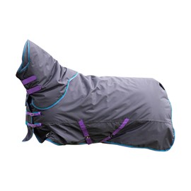 Shires Tempest Original 300 Turnout Rug & Neck Set - Black 4ft6