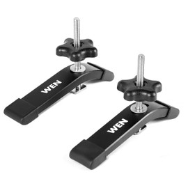 WEN 5-1/2-Inch Universal T-Track Hold Down Clamps for Woodworking, 2-Pack (WAT002)